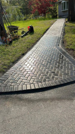 LANDSCAPING CONSTRUCTION STONEWALL WALKWAY PATIO FENCE DECK TREE CUT