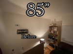 📺🚨$60 TV wall mount install $100 2 tvs, $140 3 tvs 7 days a week
