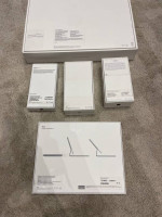 Boxes only, MacBook 16”, iPhones and Magic Keyboard
