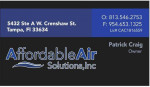 LOW & AFFORDABLE PRICING!! Call for A/C Service, Maintenance, Installs