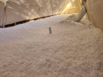 Affordable Attic insulation clean up + Spray foam
