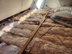 Affordable Attic insulation clean up + Spray foam