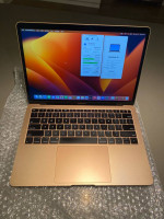 2018 MacBook Air 13.3” Retina i5 8gb 128 Flash Storage A1932 Rose Gold