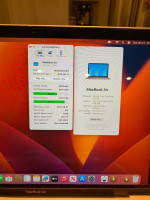 2018 MacBook Air 13.3” Retina i5 8gb 128 Flash Storage A1932 Rose Gold