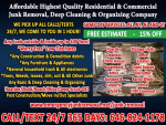 COMMERCIAL RESIDENTIAL CLEAN OUTS HOARDER CLEANOUT HOARDING CLEANOUTS