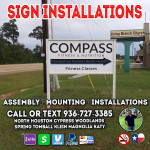 Sign and Banner Installation - Affordable Handyman