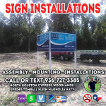 Sign and Banner Installation - Affordable Handyman