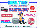 A/C blowing warm air? Call Ideal Temp Cooling & Heating!