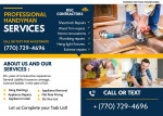 HANDYMAN SERVICES! **7707294696** BIG OR SMALL REPAIRS!🔥🔥🔥