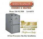 **Install 96% Efficient Gas Furnace Starts at $2399, 80% for $1999**