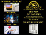 ✪FURNITURE ASSEMBLY✪MUNTING✪PAINTING✪WELDING✪ALL NY✪LOW PRICES✪