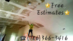 👉✔POPCORN CEILING REMOVAL✔ SMOOTH FINISH ✔PRIMED & PAINTED