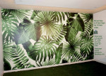 Wallpaper Installed - Lime Wash - Decorative Paint and Plaster
