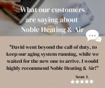 Noble Heating & Air | HVAC | Furnace Repair & Replacement