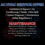 HVAC | NEW SYSTEM INSTALLATION| AC REPAIR | HEATER REPAIR |