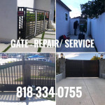 install electric gate motor-garage door damage/off track/broken spring
