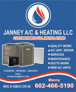 JANNEY A/C & HEATING LLC