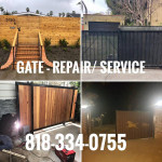 garage door damage-off track-broken spring/custom electric gate motor