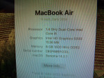2014 Apple Macbook Air 11.6" laptop i5 1.4Ghz 8GB 256G Flash Sonoma