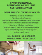 DO YOU HAVE HOME PROJECTS THAT NEED TO BE DONE? ***