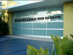 garage door damage-off track-broken spring/custom electric gate motor