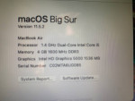 13” MacBook Air 1.4i5 4r 120sd / 2014 *Adapter Included
