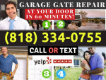 ELECTRIC GATE REPAIR*BROKEN SPRING*GARAGE DOOR REPAIR * 24/7 service