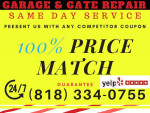 GARAGE DOOR REPAIR /BROKEN SPRING *ELECTRIC GATE REPAIR 24/7 service
