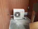 Ductless mini split professionally installed