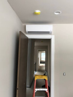 Ductless mini split professionally installed