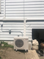 Ductless mini split professionally installed