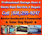 ☎️ Garage Door & Electric Gate Repair, Orange County ☎️📱818-299-4047