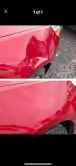 Mobile dent bumper frame rust scratches repair free estimates