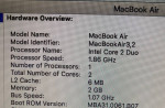 13 inch Macbook Air