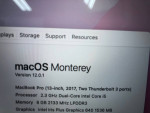 Macbook Pro 13 inch 2017 Two Thunderbolt 3 ports