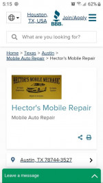 Auto Repair Service, "HECTOR'S MOBILE REPAIR!"(NOT a 24hour service)