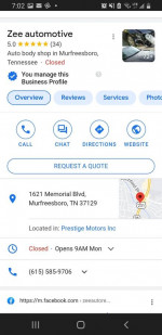 Auto repair and body shop