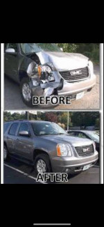 Mobile auto body and bumper repair