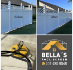 Pool Screen Repair Bottoms panels star at ($30)