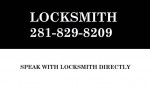 CALL LOCKSMITH DIRECTLY - 281-829-8209