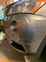 Mobile auto body work headlight restoration