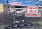 I fix dents scratches 70% off I come to you