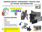 Leaking Anti-freeze/ Overheating ? Radiator Problems /Get Answers Here