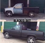 Ed mobile body work & matte black paint jobs