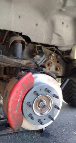 Mobile mechanic brake job