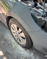 Auto body on wheels