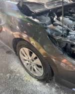 Auto body on wheels