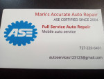 ASE certified auto Mechanic