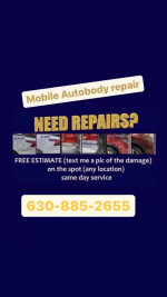 Mobile auto bodywork, free estimates