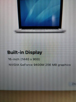 MacBook Pro 15" A1286 2.8 GHZ NVIDIA GPU 4GB RAM/500GB HD MacOs Mojave